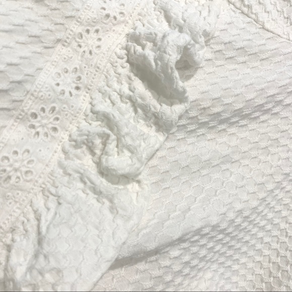 J. Crew Textured Ruffle Top - Picture 3 of 3